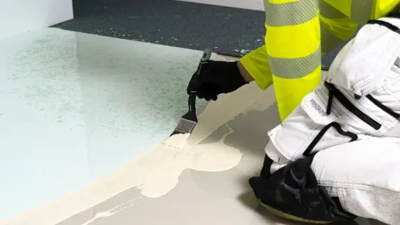 applying a second coat