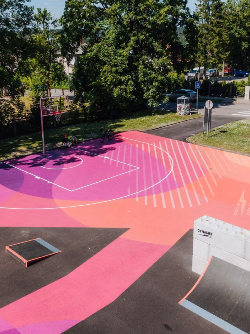 Tikkurila's support for the creation of Cēsis skate park 