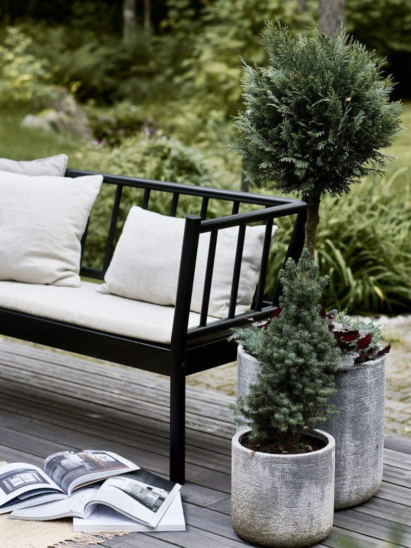 Paint terrace in dark colour