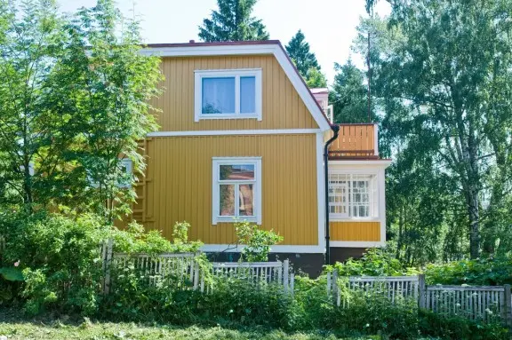 repainting wooden house