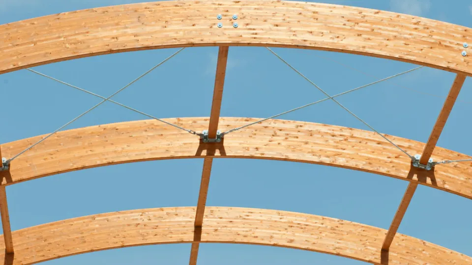 Līmētas koksnes būvelementi