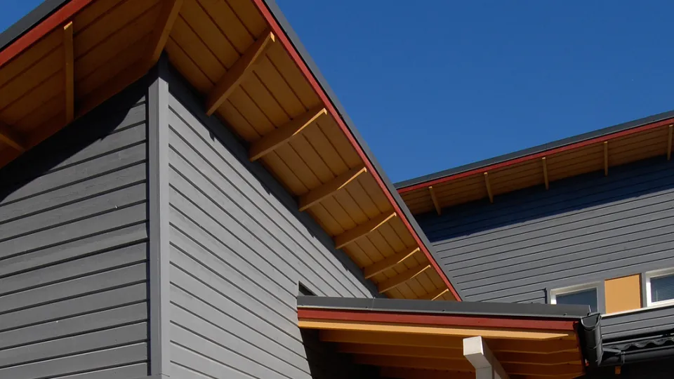 Koka fasādes - toņu karte