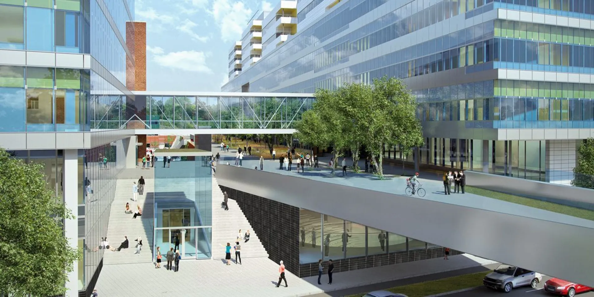 Nya Karolinska Solna, ēka