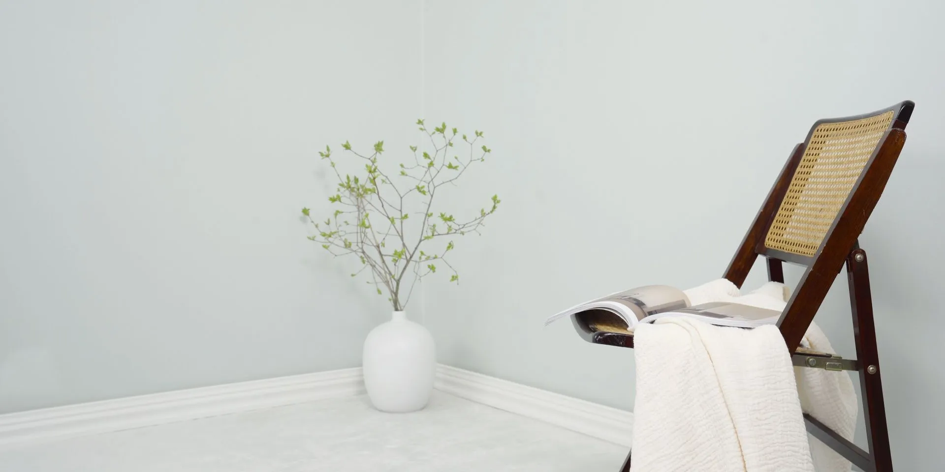 Interior wall painted