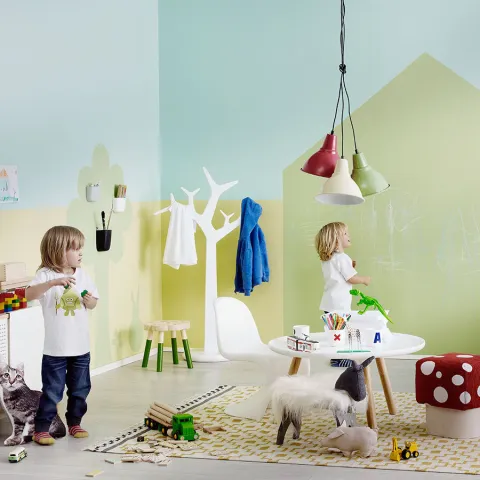 bērnistabas krāsošanas idejas