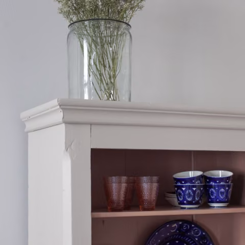 Old cabinet painted