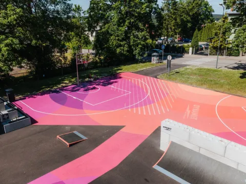 Tikkurila's support for the creation of Cēsis skate park 