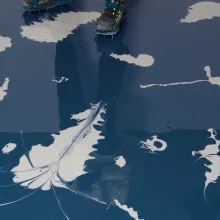 Brīvā dekora efekta grīdas dizains