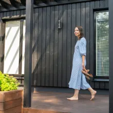 Padomi izvēloties toni koka fasādei