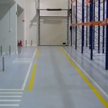 Risinājumi grīdām noliktavās