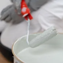 Painting interior wall