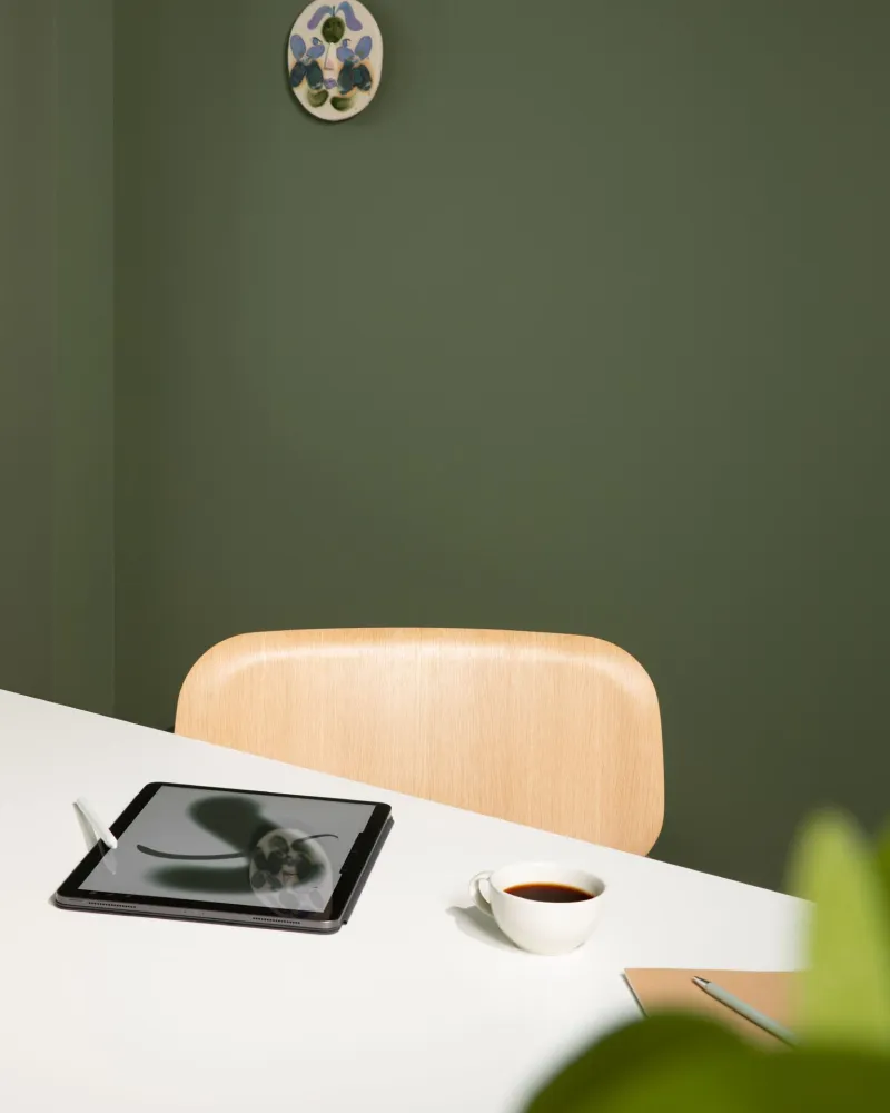 Office makeover is made with colours